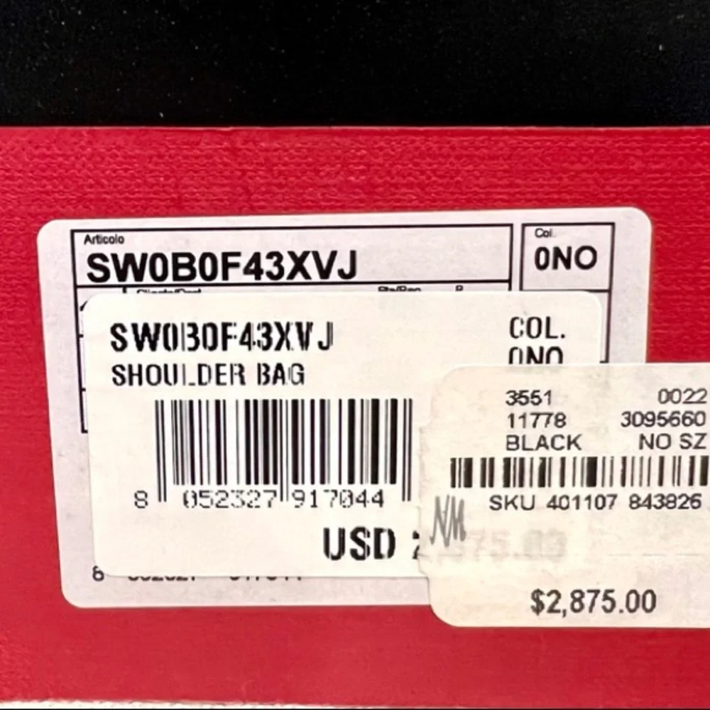 VALENTINO GARAVANI NWT BLACK LEATHER ROCK STAR GOLD STUDDED SHOULDER BAG - Picture 12 of 14